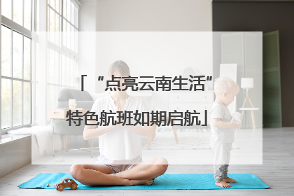 “点亮云南生活”特色航班如期启航