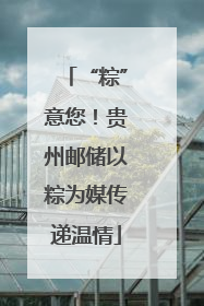 “粽”意您！贵州邮储以粽为媒传递温情