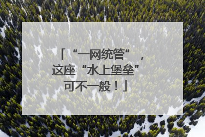 “一网统管”，这座“水上堡垒”可不一般！