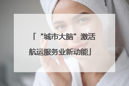 “城市大脑”激活航运服务业新动能