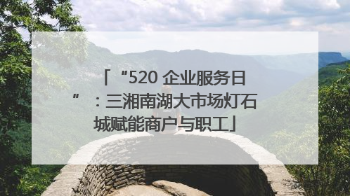 “520 企业服务日”：三湘南湖大市场灯石城赋能商户与职工