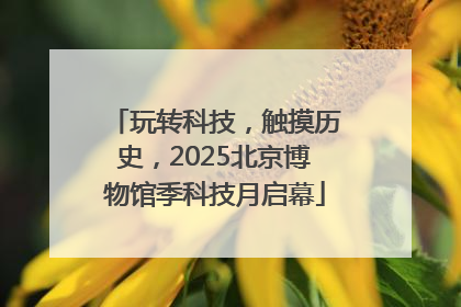 玩转科技，触摸历史，2025北京博物馆季科技月启幕