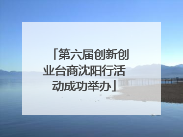 第六届创新创业台商沈阳行活动成功举办
