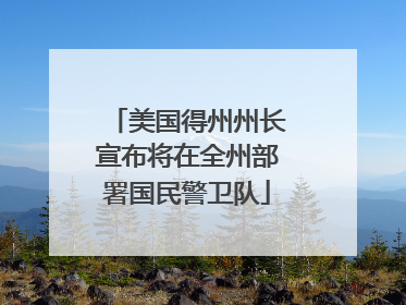 美国得州州长宣布将在全州部署国民警卫队