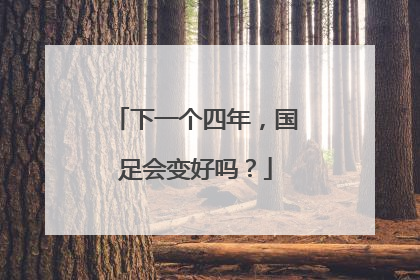 下一个四年，国足会变好吗？