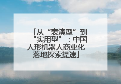 从“表演型”到“实用型”：中国人形机器人商业化落地探索提速