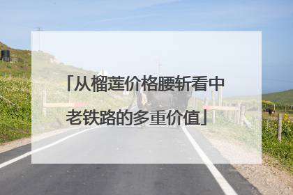 从榴莲价格腰斩看中老铁路的多重价值