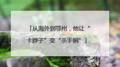 从海外到鄂州，他让“卡脖子”变“杀手锏”