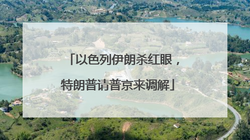以色列伊朗杀红眼，特朗普请普京来调解
