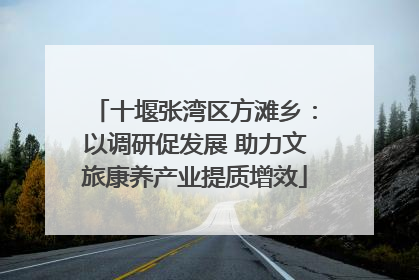 十堰张湾区方滩乡：以调研促发展 助力文旅康养产业提质增效