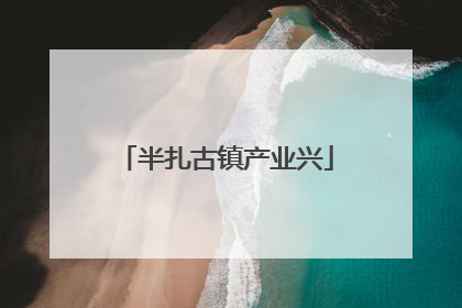 半扎古镇产业兴