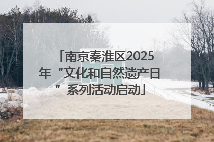南京秦淮区2025年“文化和自然遗产日”系列活动启动