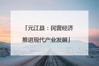 元江县：民营经济推进现代产业发展