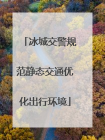 冰城交警规范静态交通优化出行环境