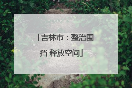 吉林市：整治围挡 释放空间
