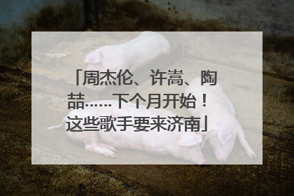 周杰伦、许嵩、陶喆……下个月开始！这些歌手要来济南