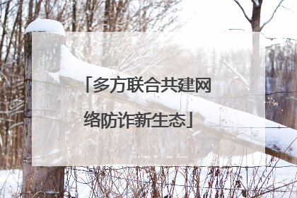 多方联合共建网络防诈新生态