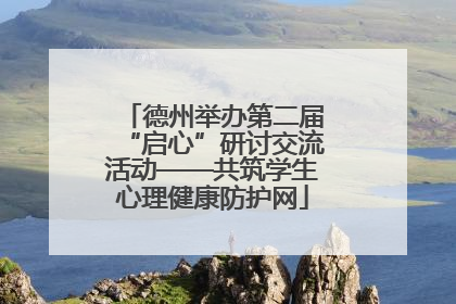德州举办第二届“启心”研讨交流活动——共筑学生心理健康防护网