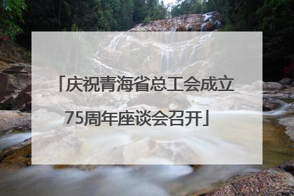 庆祝青海省总工会成立75周年座谈会召开