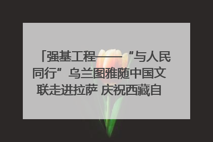 强基工程——“与人民同行”乌兰图雅随中国文联走进拉萨 庆祝西藏自治区成立60周年