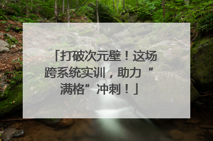 打破次元壁！这场跨系统实训，助力“满格”冲刺！
