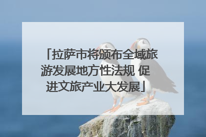 拉萨市将颁布全域旅游发展地方性法规 促进文旅产业大发展