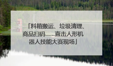 料箱搬运、垃圾清理、商品扫码……直击人形机器人技能大赛现场