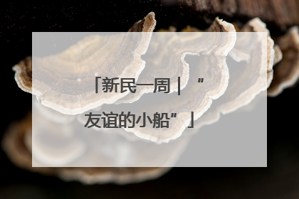 新民一周｜“友谊的小船”