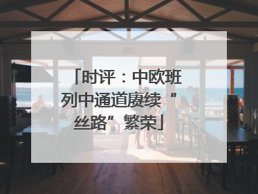 时评：中欧班列中通道赓续“丝路”繁荣