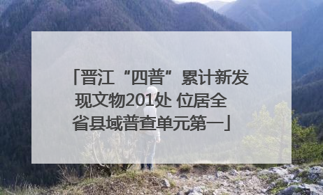 晋江“四普”累计新发现文物201处 位居全省县域普查单元第一