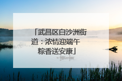 武昌区白沙洲街道：浓情迎端午 粽香送安康