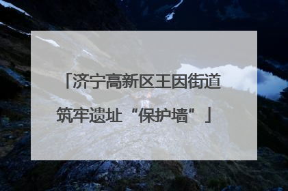 济宁高新区王因街道筑牢遗址“保护墙”