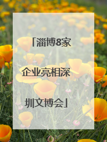 淄博8家企业亮相深圳文博会