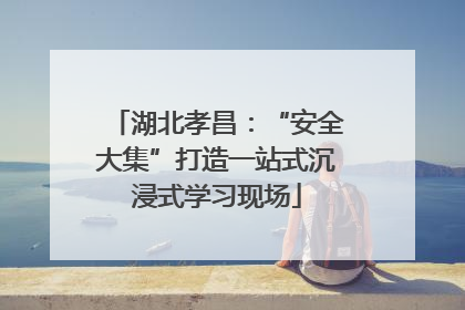 湖北孝昌：“安全大集”打造一站式沉浸式学习现场