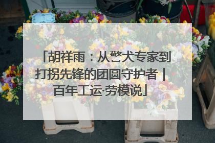 胡祥雨：从警犬专家到打拐先锋的团圆守护者｜百年工运·劳模说