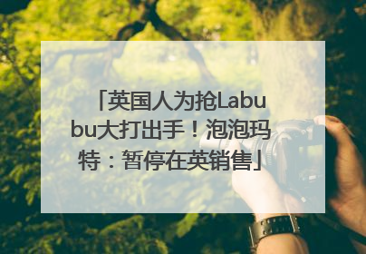 英国人为抢Labubu大打出手！泡泡玛特：暂停在英销售