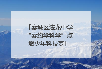 襄城区法龙中学“襄约学科学”点燃少年科技梦