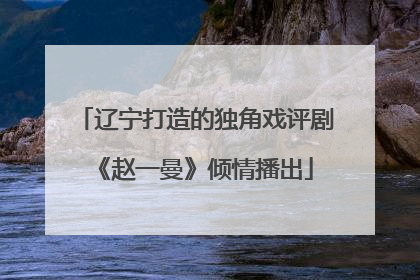 辽宁打造的独角戏评剧《赵一曼》倾情播出