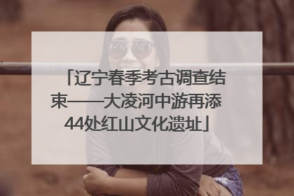 辽宁春季考古调查结束——大凌河中游再添44处红山文化遗址