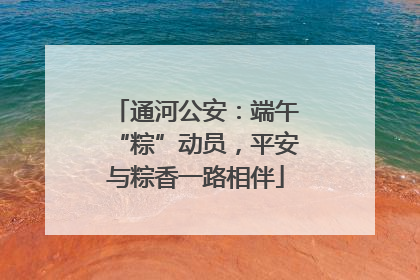 通河公安：端午“粽”动员，平安与粽香一路相伴