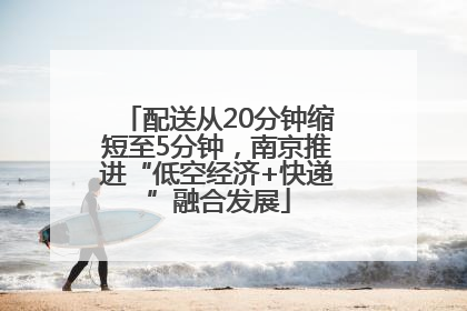 配送从20分钟缩短至5分钟，南京推进“低空经济+快递”融合发展