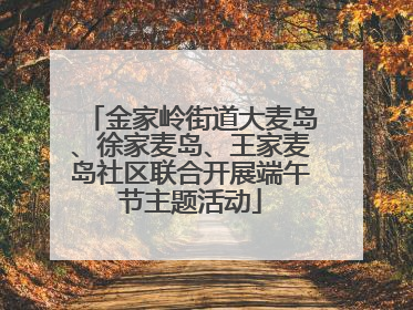 金家岭街道大麦岛、徐家麦岛、王家麦岛社区联合开展端午节主题活动