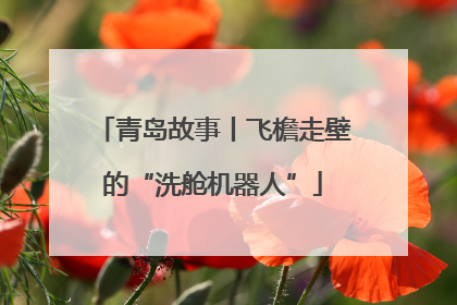 青岛故事丨飞檐走壁的“洗舱机器人”
