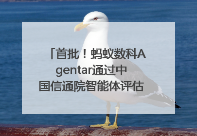 首批！蚂蚁数科Agentar通过中国信通院智能体评估，获最高评级
