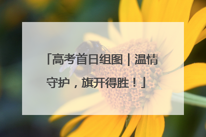 高考首日组图｜温情守护，旗开得胜！