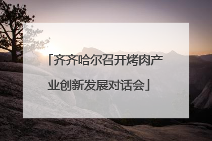 齐齐哈尔召开烤肉产业创新发展对话会