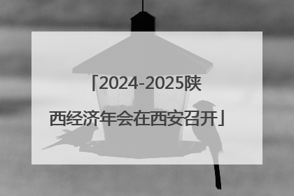 2024-2025陕西经济年会在西安召开