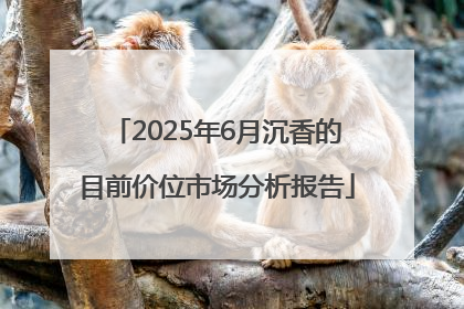 2025年6月沉香的目前价位市场分析报告
