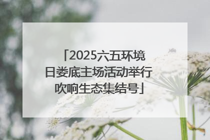 2025六五环境日娄底主场活动举行 吹响生态集结号