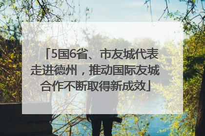 5国6省、市友城代表走进德州，推动国际友城合作不断取得新成效